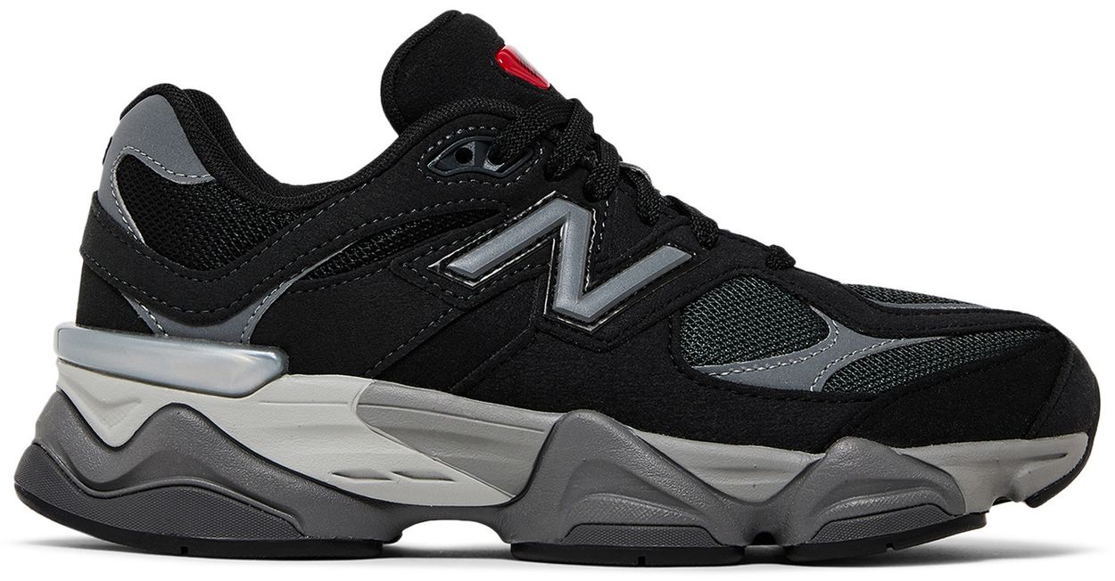 New Balance 9060 Big Kid 'Black Castlerock'