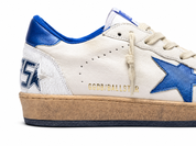 Golden Goose Ball Star con stella e talloncino bluette