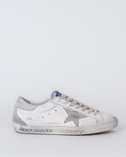 Golden Goose Super-Star Uomo White Ice Grey - scarpa destra