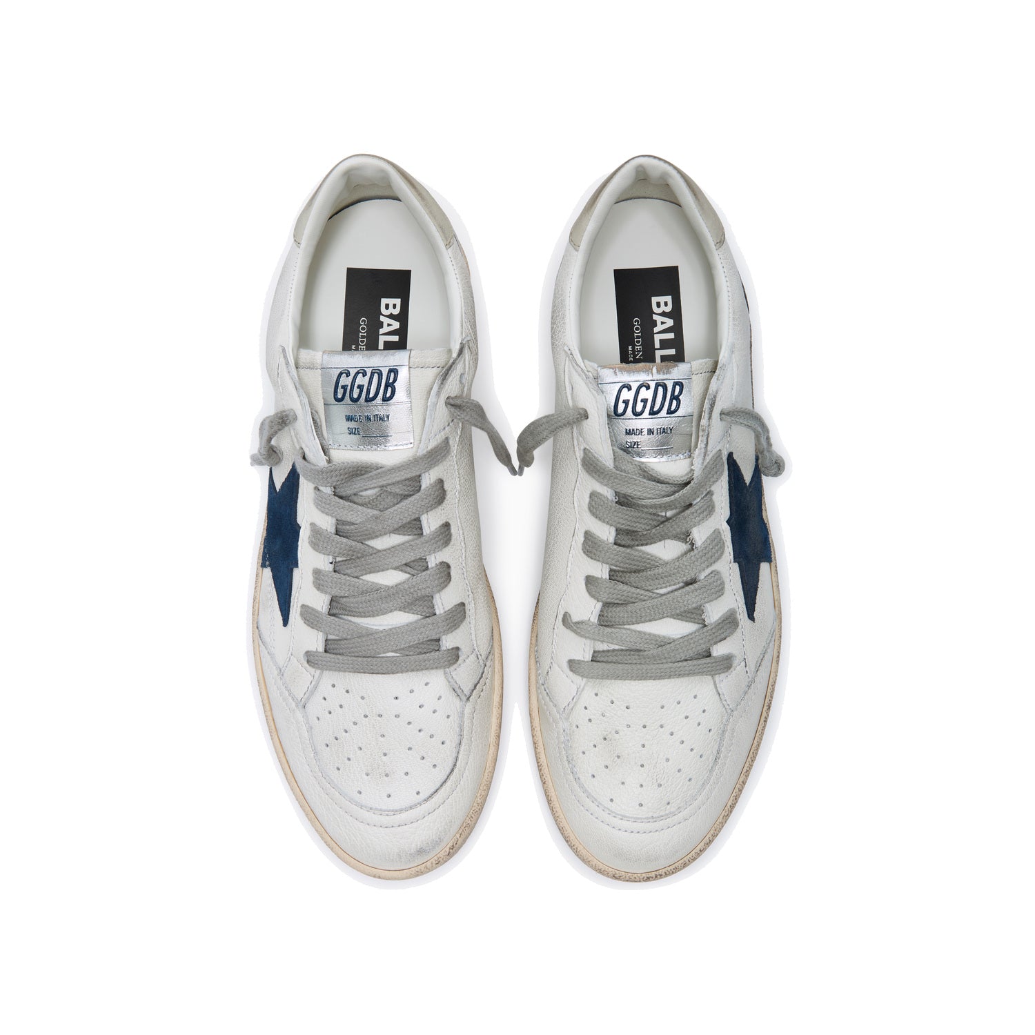 Golden Goose Ball Star Uomo White Blue Ice - foto 4