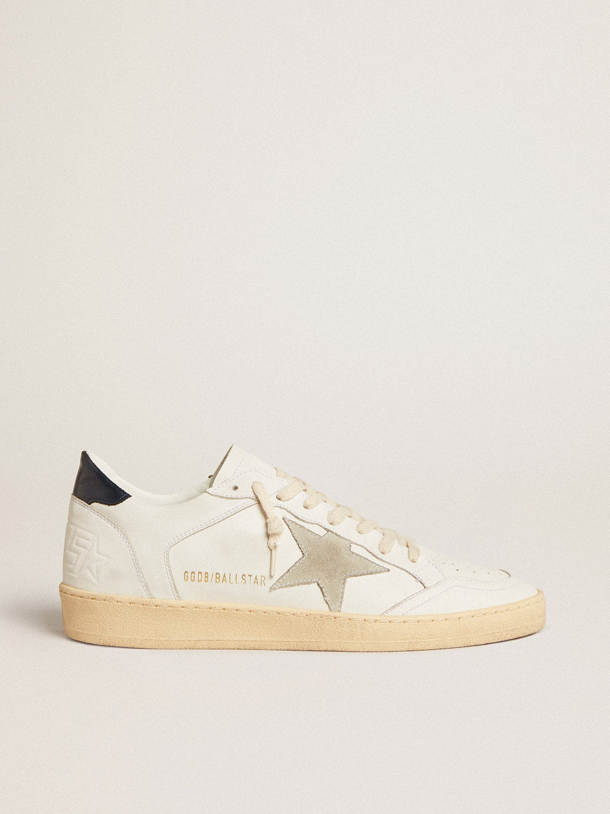 Golden Goose Ball Star talloncino in pelle blu