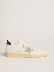Golden Goose Ball Star talloncino in pelle blu