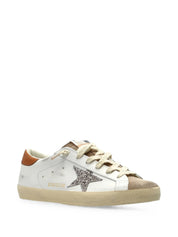 Golden Goose Super-Star Donna White Beige Cinder Leather Brown - foto 4