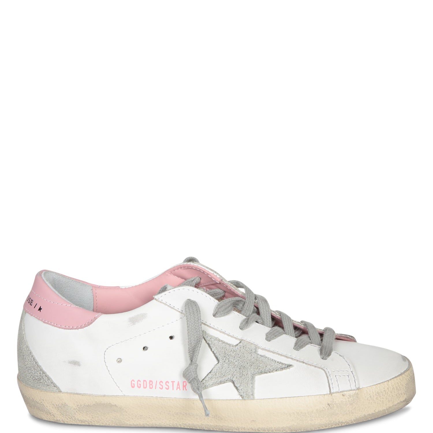 Golden Goose Super-Star Donna White Ice Light Pink - scarpa destra