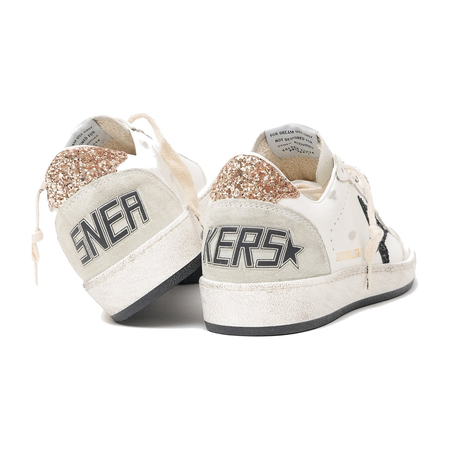Golden Goose Ball Star Donna White Black Gold Ice - foto 3