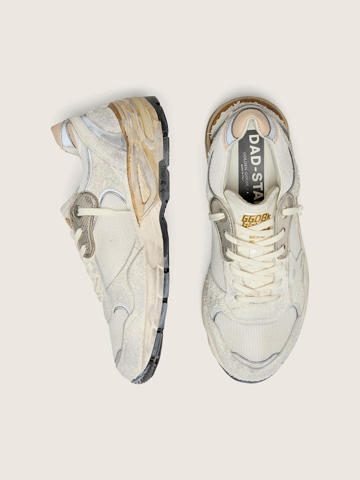 Golden Goose Dad-Star Donna White Silver - foto 3