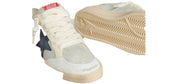 Golden Goose Ball Star Uomo in suede grigio con stella in nabuk blu e talloncino in pelle laminata