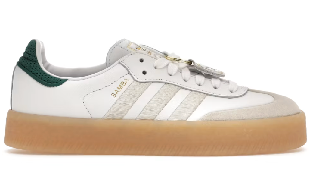 adidas Sambae Off White Aluminum Green (Women's)
