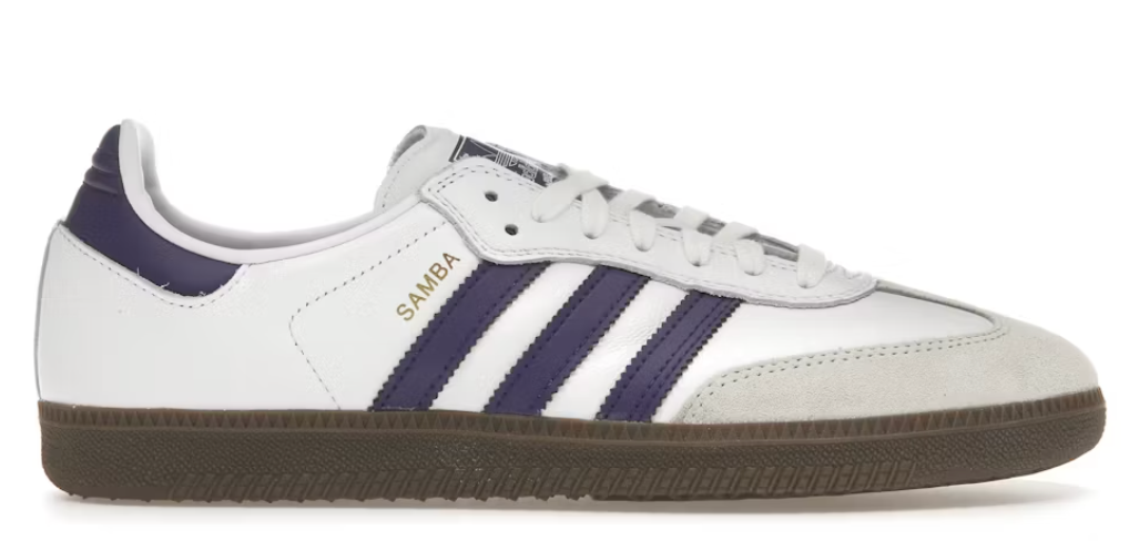 adidas Samba ADV Cloud White Collegiate Purple