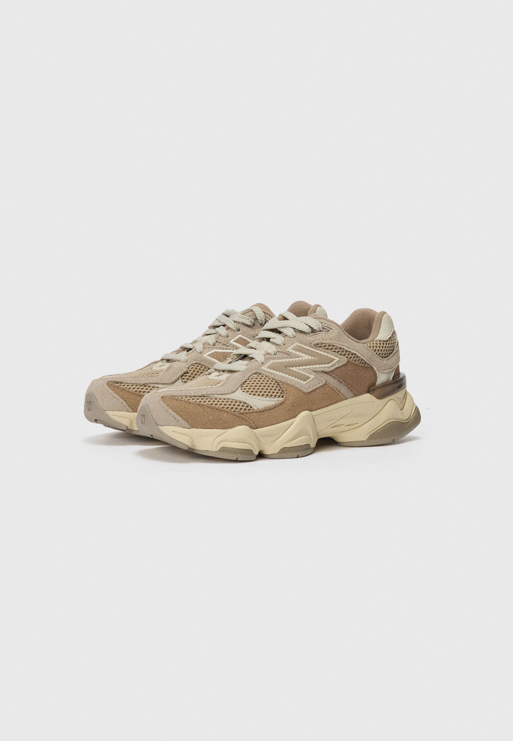 New Balance 9060 Big Kid Wide 'Mushroom Arid Stone'