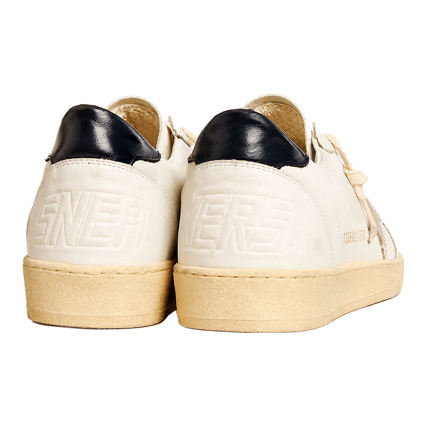 Golden Goose Ball Star talloncino in pelle blu