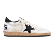 Golden Goose Ball Star in nappa bianca e stella nera