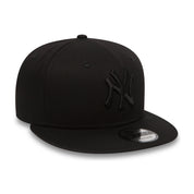 New Era – Cappellino 9FIFTY New York Yankees nero con logo nero