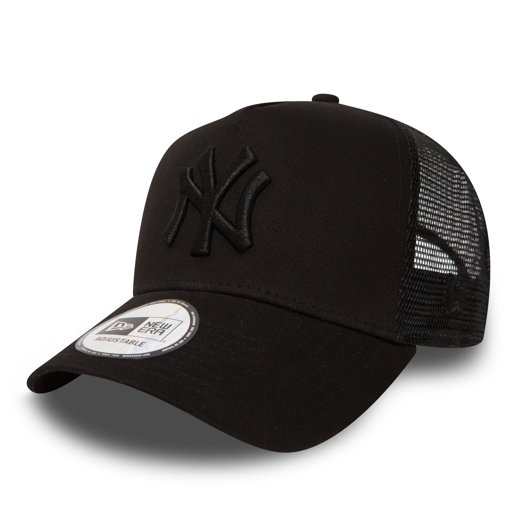 New Era – Cappellino New York Yankees A-Frame con rete nero con logo nero