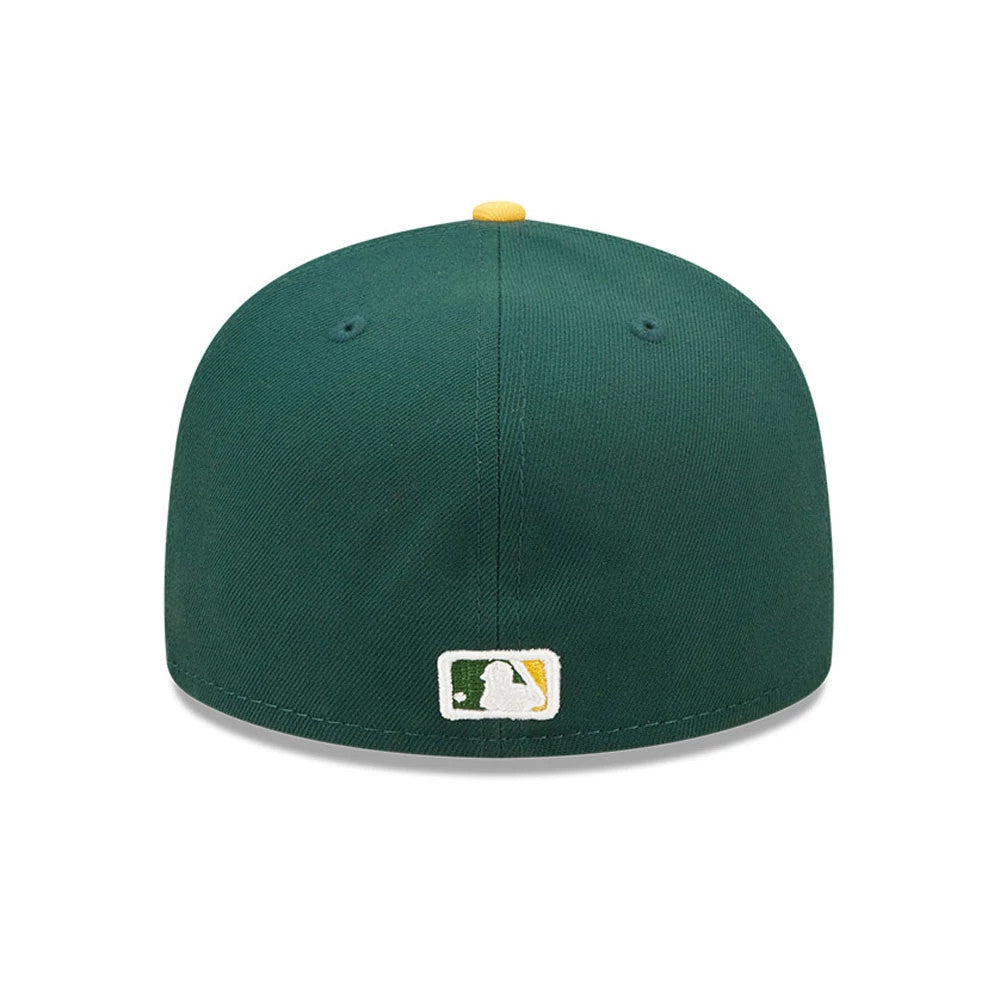New Era – Cappellino 59FIFTY Athletics da gioco ufficiale verde scuro