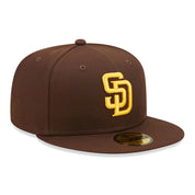 New Era – Cappellino 59FIFTY San Diego Padres da gioco ufficiale marrone
