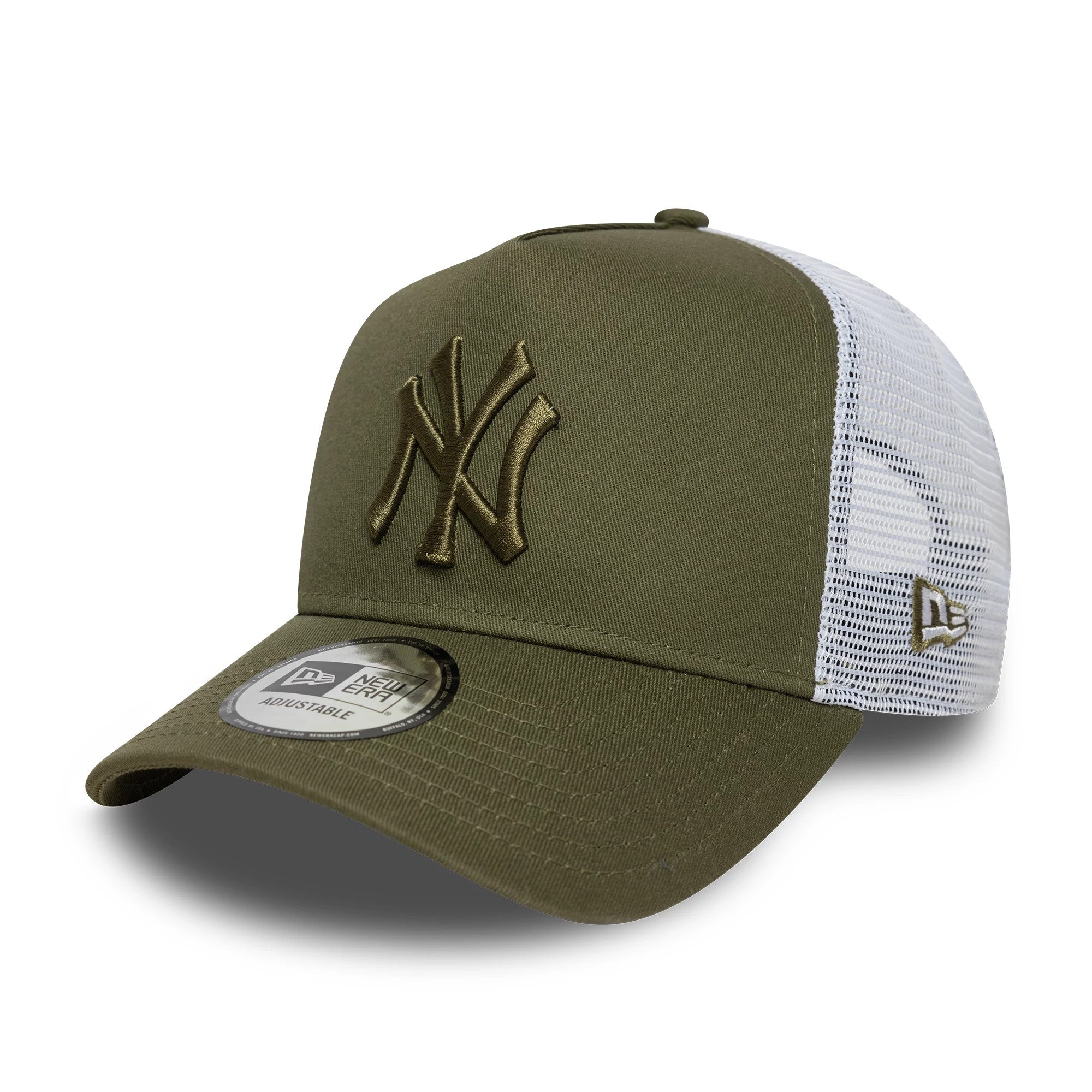 New Era – Cappellino 9FORTY New York Yankees E-Frame con rete verde scuro