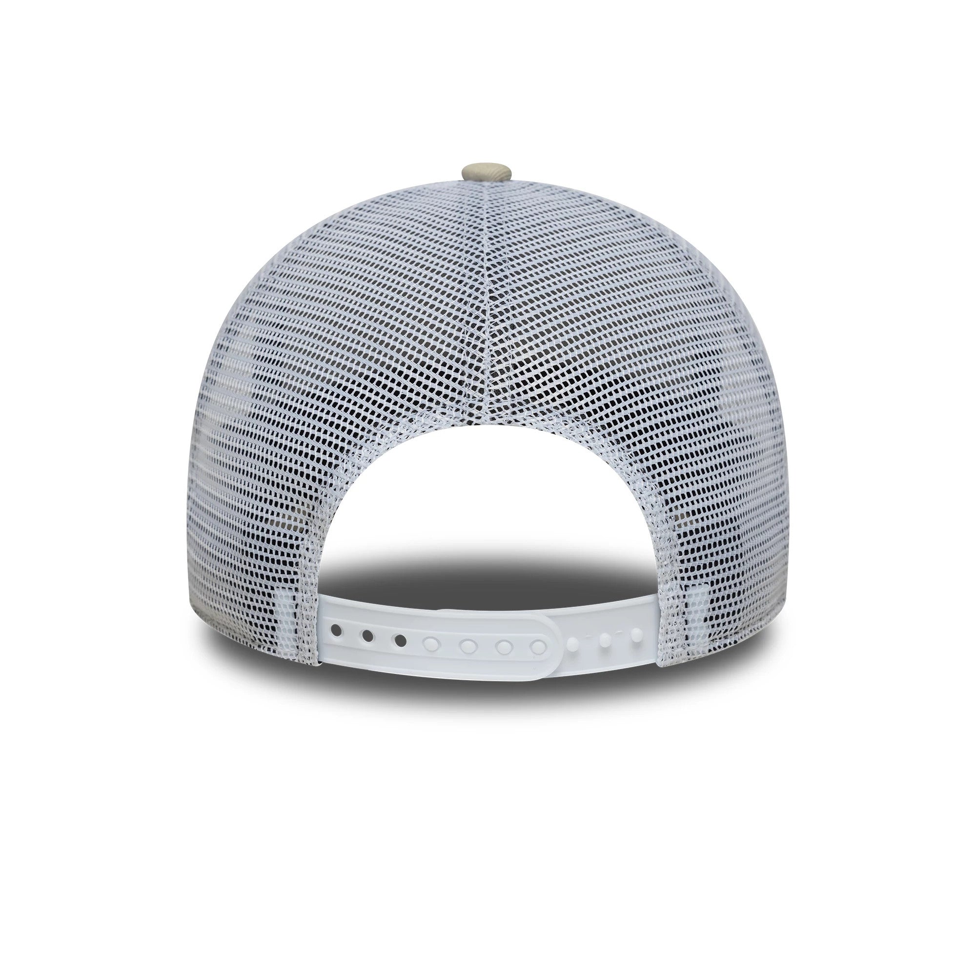 New Era – Cappellino 9FORTY New York Yankees E-Frame con rete beige chiaro